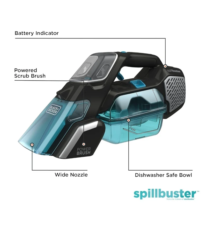 BLACK+DECKER spillbuster Cordless Spill + Spot Cleaner (BHSB320JP)
