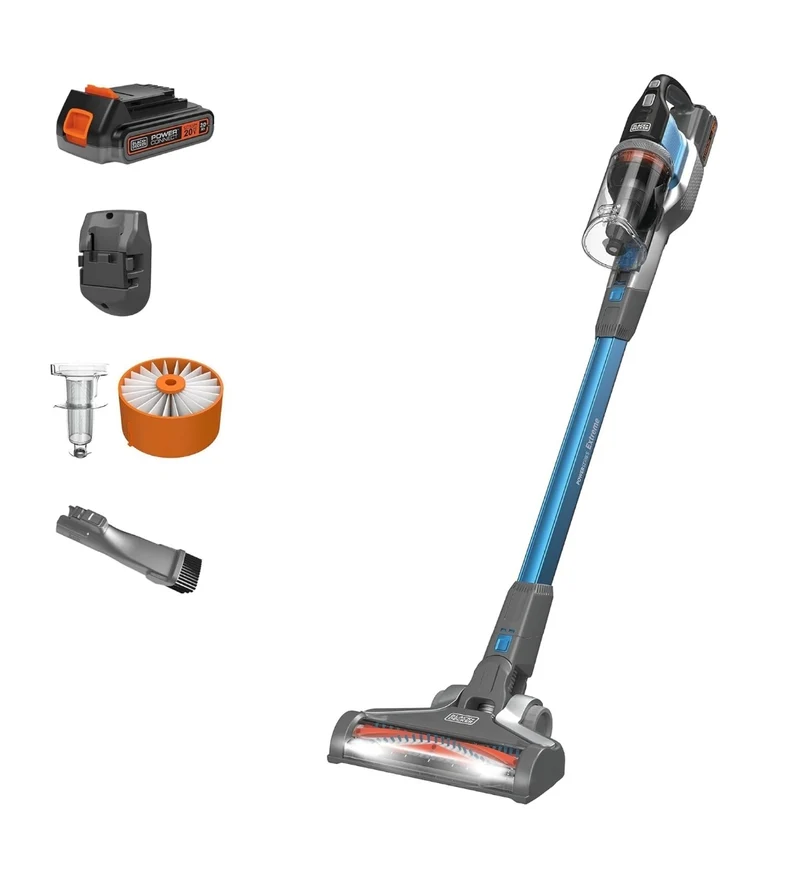 BLACK+DECKER Powerseries Extreme Cordless Stick Vacuum Cleaner, Blue (BSV2020G)