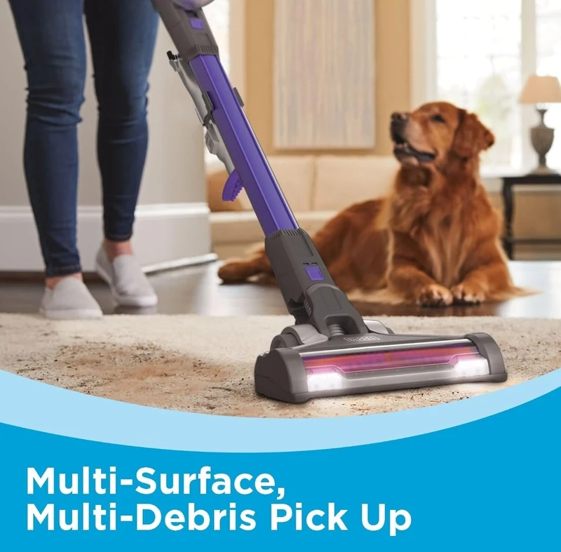 BLACK+DECKER Powerseries Extreme Cordless Pet Hair Vacuum Cleaner, Stick Vacuum for Pets (BSV2020P)