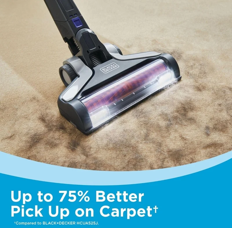 BLACK+DECKER Powerseries Extreme Cordless Pet Hair Vacuum Cleaner, Stick Vacuum for Pets (BSV2020P)