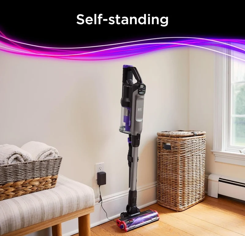 BLACK+DECKER SUMMITSERIES Select Cordless Stick Vacuum Cleaner, LED Floor Lights, Lightweight, Portable (BHFEA640WG)