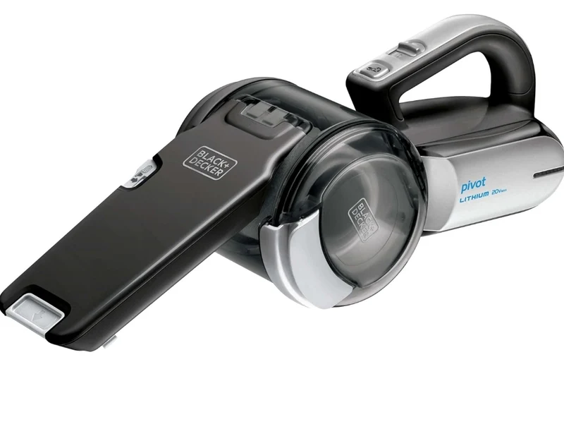 BLACK+DECKER dustbuster Pivot VAC Handheld Vacuum Cordless, Car Vacuum Portable Cordless with Crevice Tool and Pivot Nozzle (BDH2000PL)