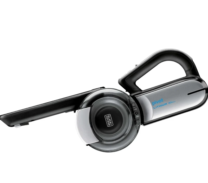 BLACK+DECKER dustbuster Pivot VAC Handheld Vacuum Cordless, Car Vacuum Portable Cordless with Crevice Tool and Pivot Nozzle (BDH2000PL)