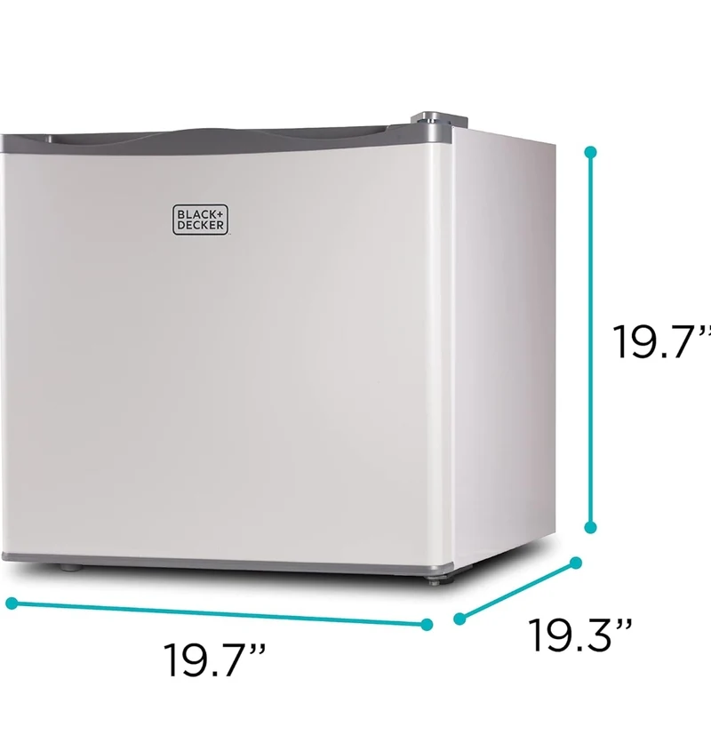 BLACK+DECKER 1.2 Cu. Ft. Compact Upright Freezer, Mini Deep Freeze with Full-Width Wire Shelf