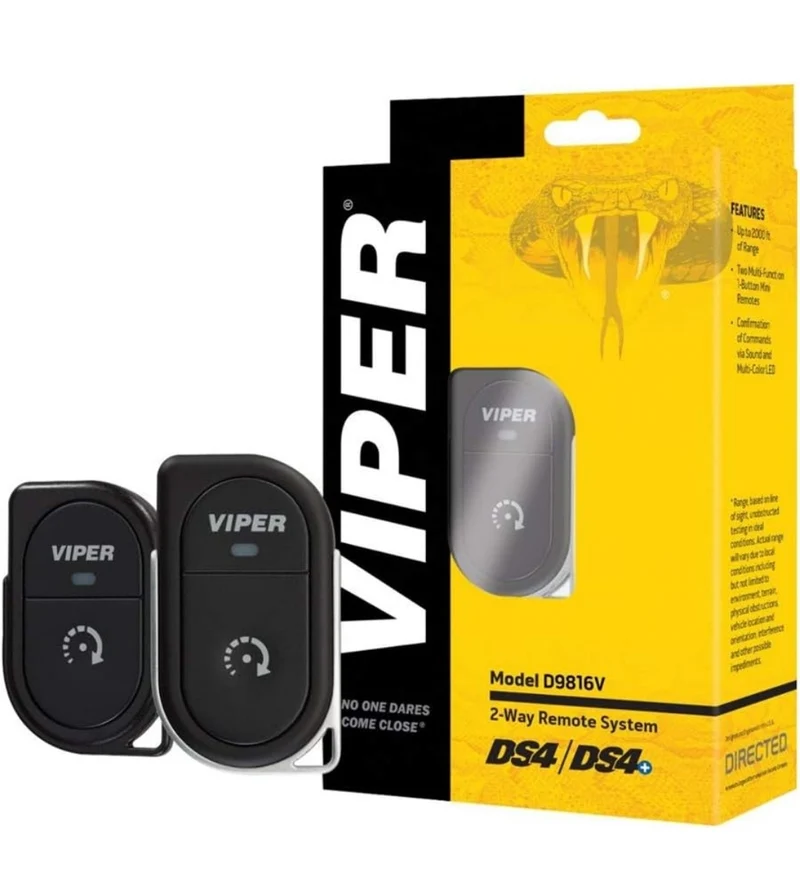 Viper Remote Replacement 7816V - 2 Way One Button Remote 1 Mile Range Car Remote