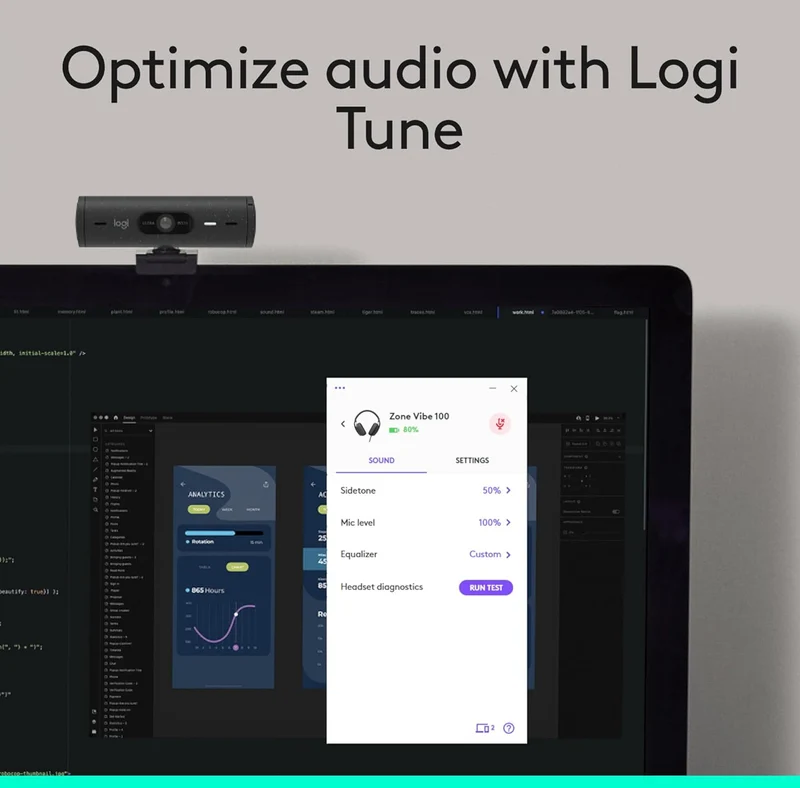 Logitech Zone Vibe 100 Lightweight Wireless Over Ear Headphones with Noise Canceling Microphone, Advanced Multipoint Bluetooth Headset, Works with Teams, Google Meet, Zoom, Mac/PC - Graphite