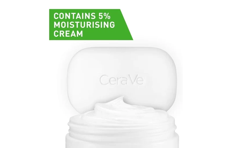 CeraVe Hydrating Cleanser Bar - Soap-Free Body and Facial Cleanser with 5% Moisturizing Cream - 4.5 Oz