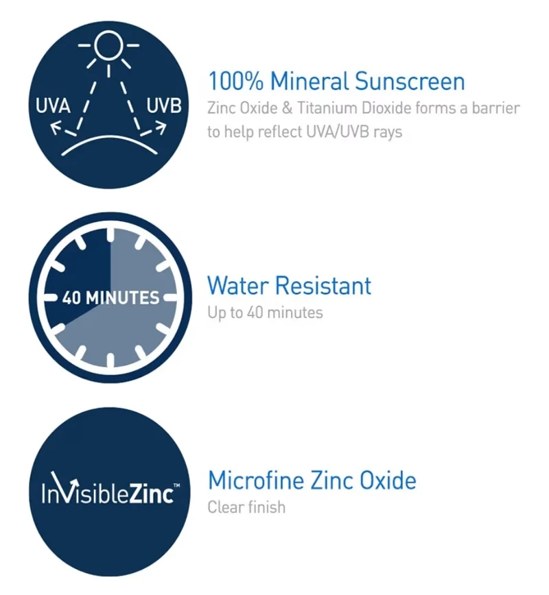 CeraVe Mineral Sunscreen Stick SPF 50, Broad Spectrum Hyaluronic Acid + Ceramides 100% Mineral Face Sunscreen Stick Oil Free