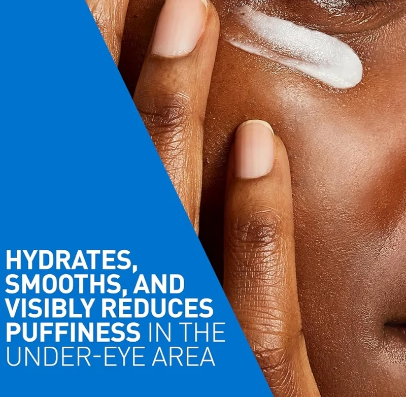 CeraVe Eye Repair Cream, Under Eye Cream Hyaluronic Acid + Niacinamide + Marine Botanical Complex, Oil Free