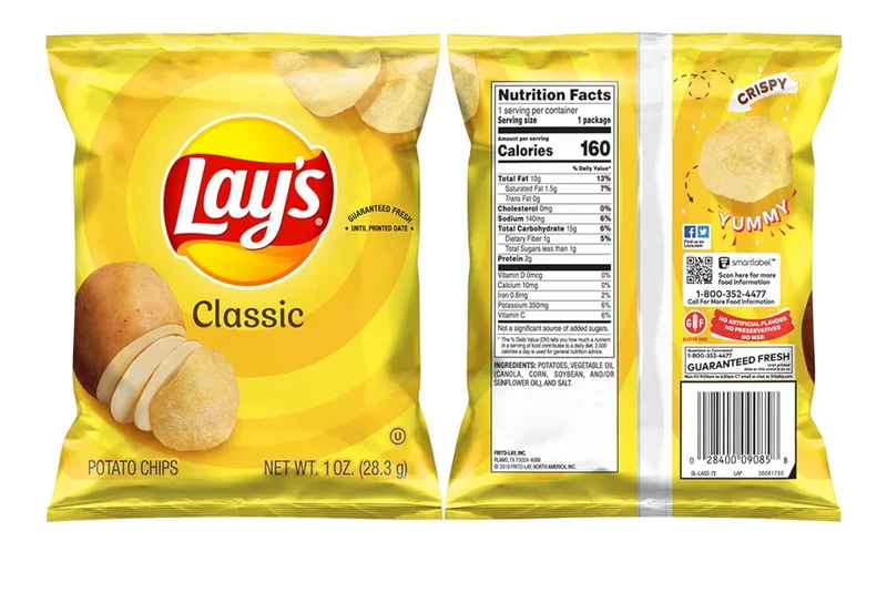 Lay's Potato Chips Classic (40 Pack)