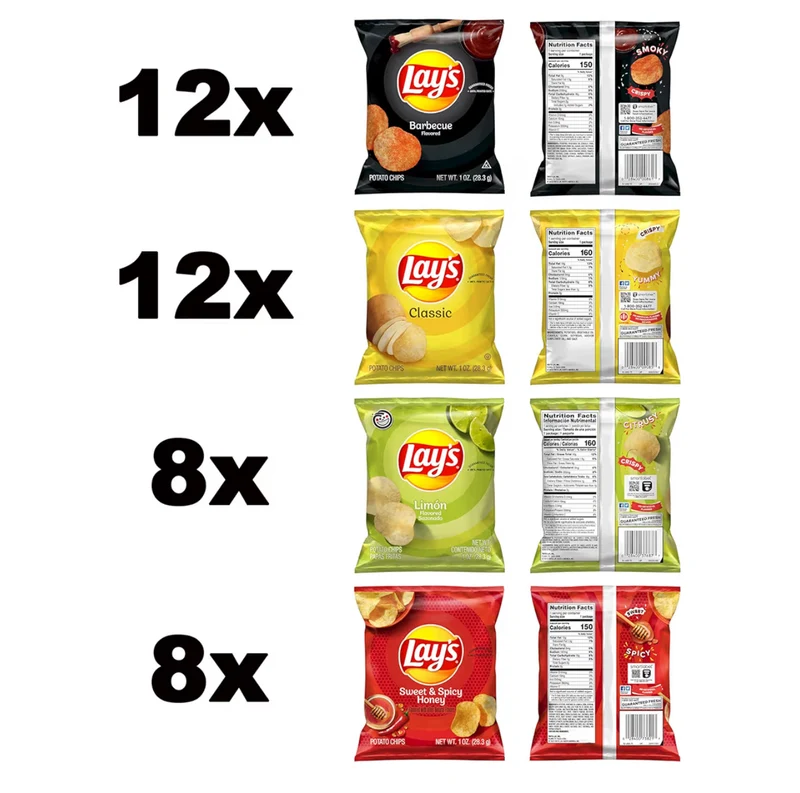 Lay's Potato Chips Classic (40 Pack)