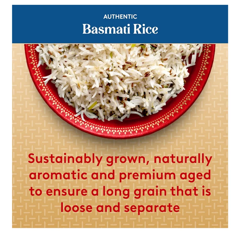 Authentic Royal Long Grain White Basmati Rice - 4LBS