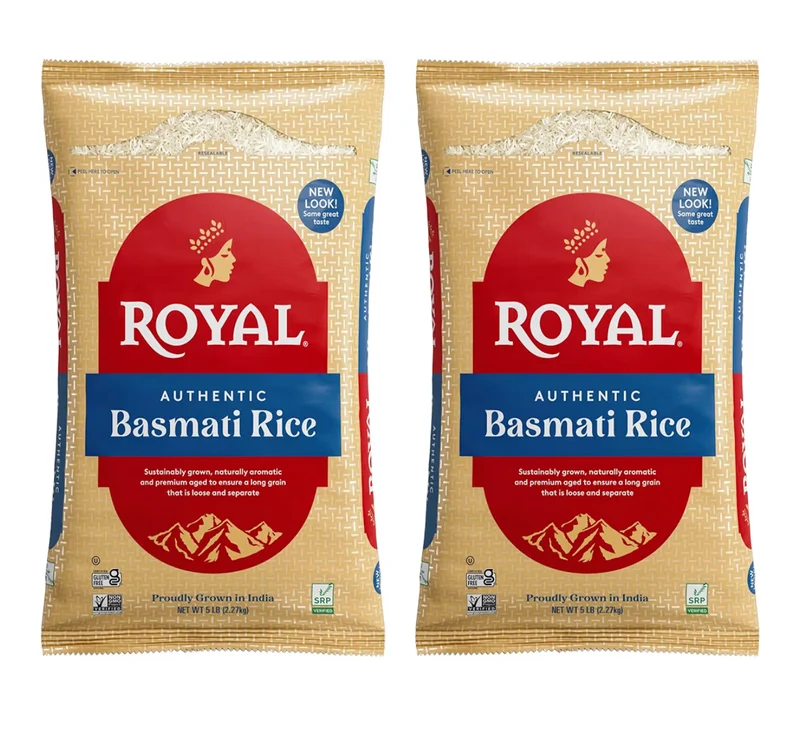 Royal - Naturally Aged Authentic Long Grain White Basmati Rice - 10 LBS