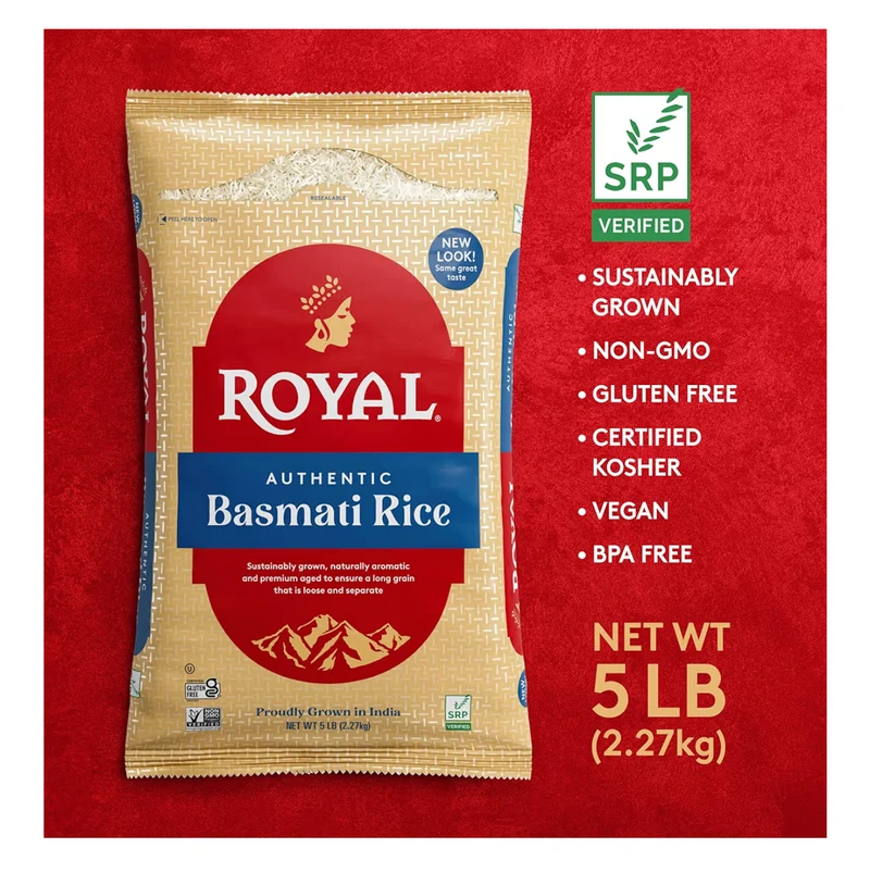 Royal - Naturally Aged Authentic Long Grain White Basmati Rice - 10 LBS