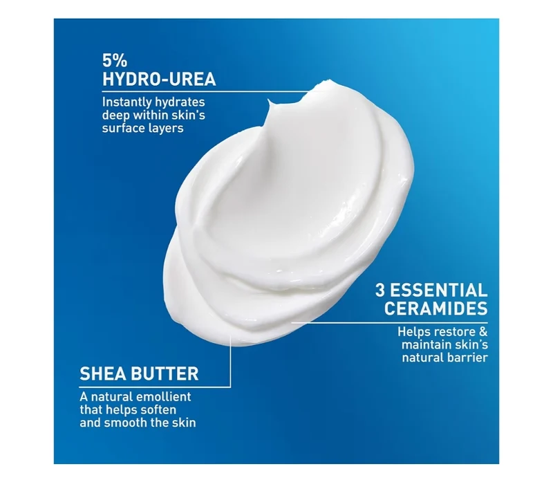 CeraVe Intensive Moisturizing Cream, Body Moisturizer w/ Shea Butter, 72H Hydration + Skin Barrier Repair - 19oz