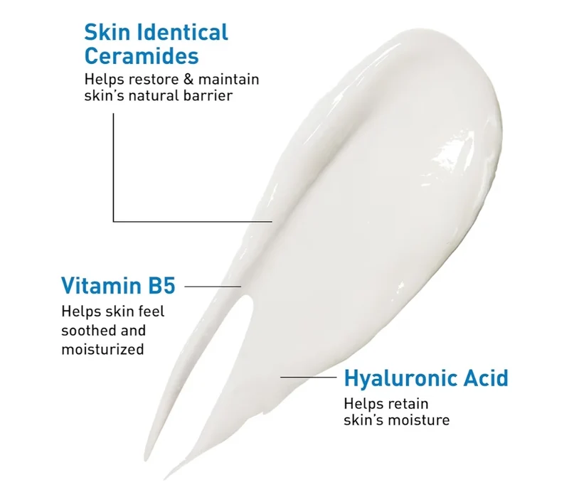 Cerave Hyaluronic Acid Serum for Face with Vitamin B5 and Ceramides, Hydrating Face Serum for Dry Skin, Fragrance Free (1 Oz)