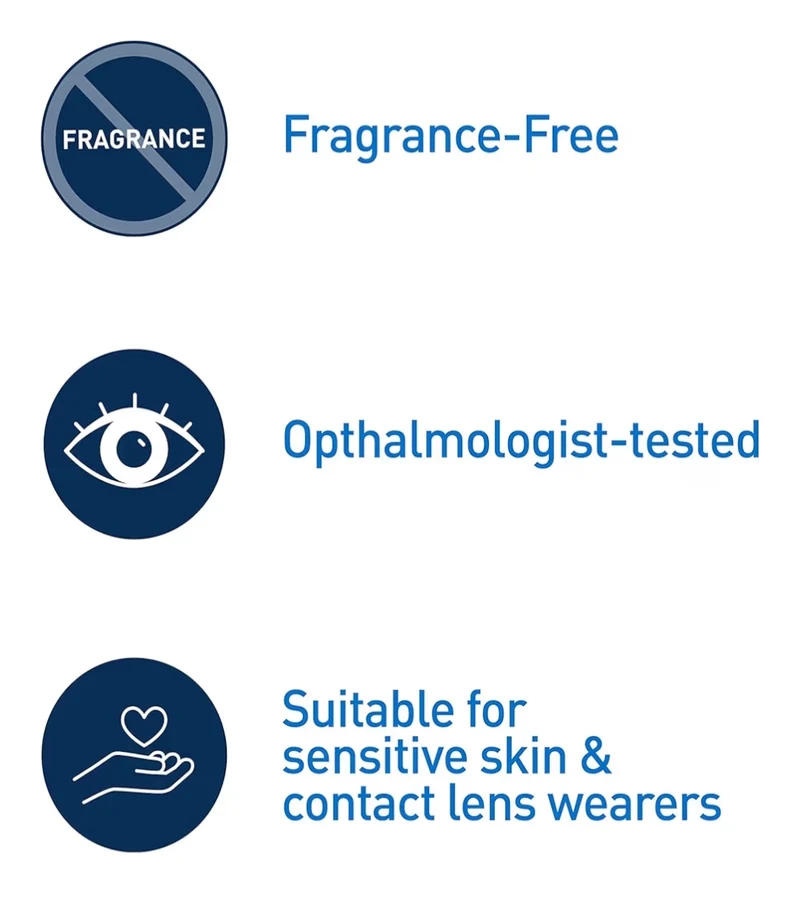 CeraVe Eye Makeup Remover w/ Hyaluronic Acid and Ceramides, Waterproof, Non-Comedogenic, Fragrance Free -(4 oz)