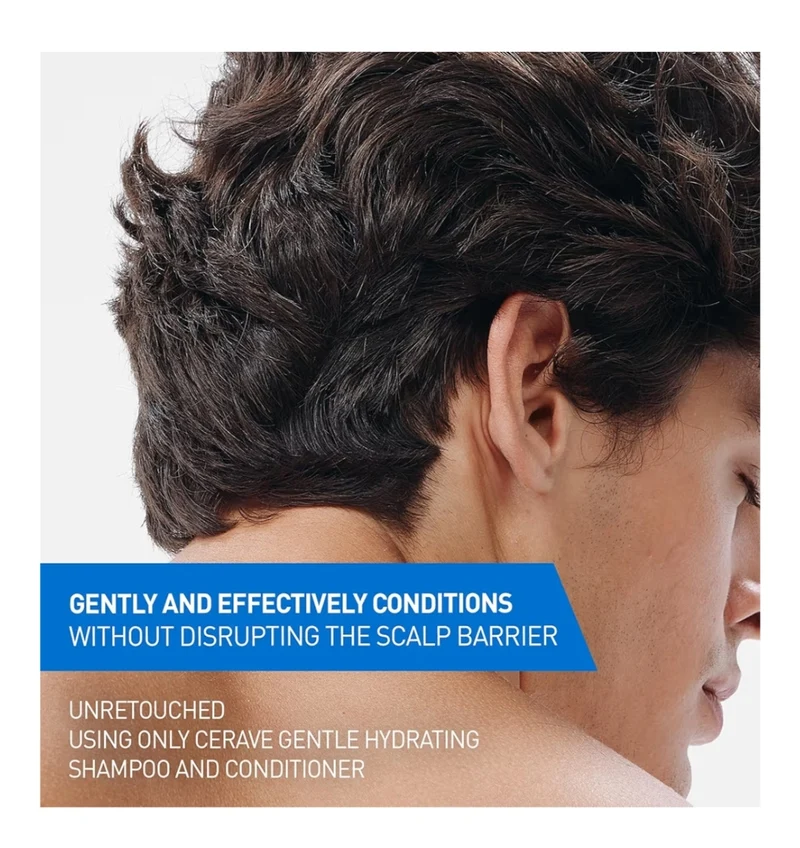 CeraVe Gentle Hydrating Shampoo and Conditioner Set, w/ Ceramides, Niacinamide & Hyaluronic Acid For Soft - For All Hair Types