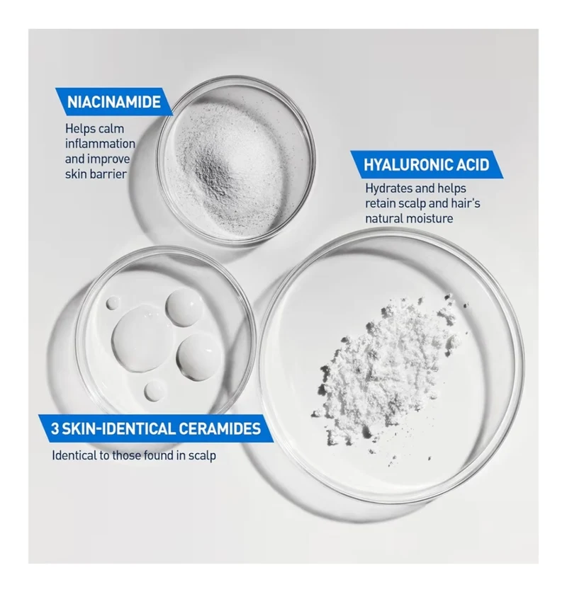 CeraVe Gentle Hydrating Shampoo and Conditioner Set, w/ Ceramides, Niacinamide & Hyaluronic Acid For Soft - For All Hair Types