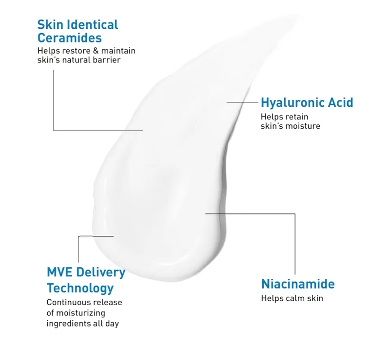 CeraVe Oil Control Moisturizing Gel-Cream, Face Moisturizer for Oily Skin, Niacinamide, Hyaluronic Acid Non-Comedogenic, Fragrance Free & Oil-Free