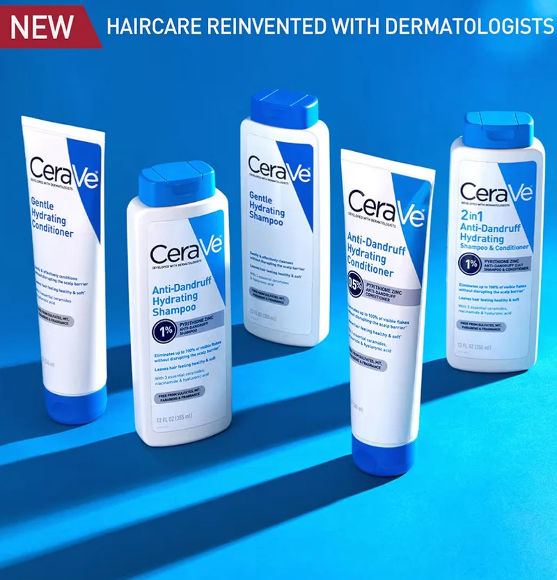 CeraVe Hydrating Anti Dandruff Conditioner, 0.5% Pyrithione Zinc Dandruff Treatment w/ Ceramides, Hyaluronic Acid & Niacinamide