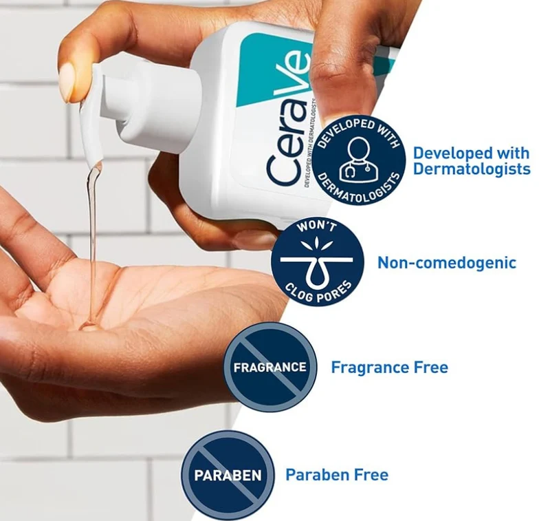 CeraVe Acne Control Cleanser, 2% Salicylic Acid Treatment Formulated w/ Niacinamide + Ceramides + Oil Absorbing Clay Fragrance Free (16 Oz)