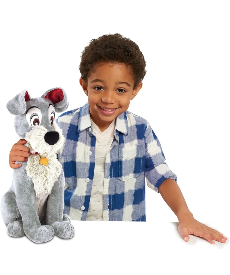 Disney 13" Large Tramp Stuffed Animal, Dog, Lady and the Tramp Plush