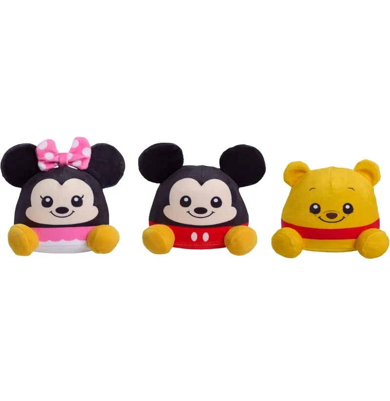 Disney Classics Mickey Mouse Small Weighted Plush, 5" Stuffed Animal - Kids Toys for Ages 3 Up by Just Play