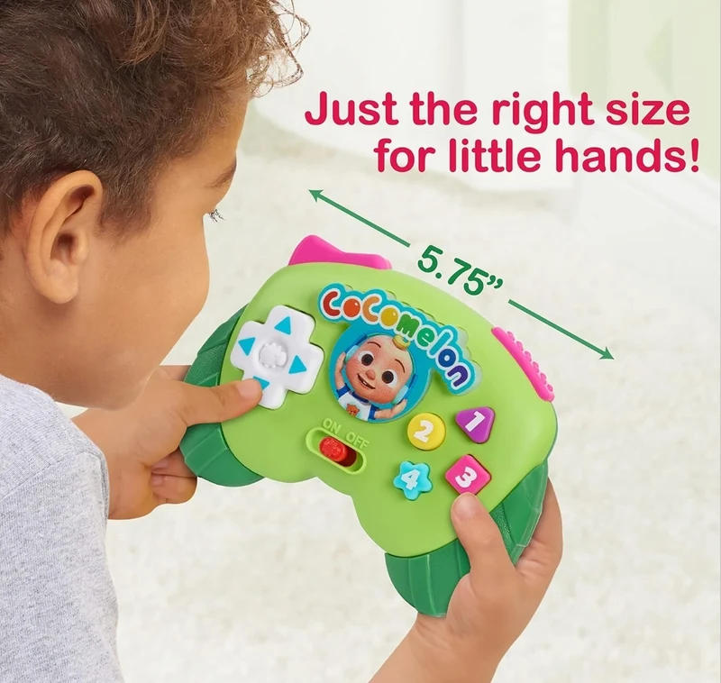 CoComelon Lots to Learn Game Controller, Preschool Learning and Education, Kids Toys for Ages 18 Month by Just Play