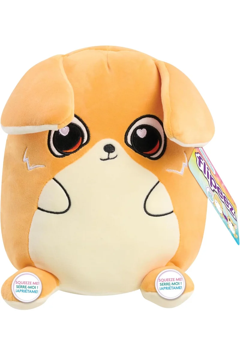 Flipeez Large Plush Jinx, Fox, Ages 3 and up