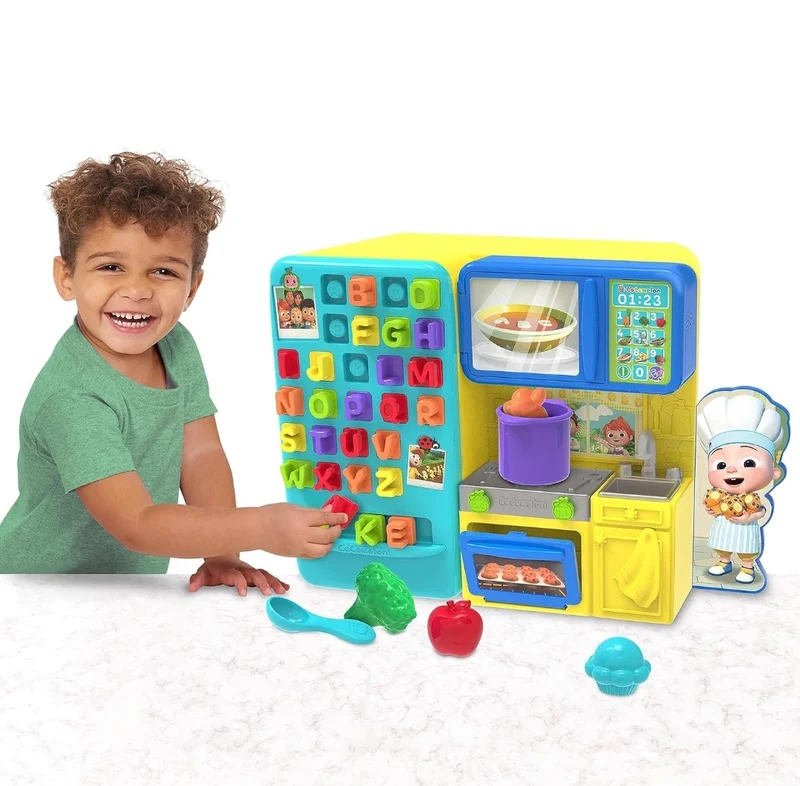 Just Play CoComelon Learning Kitchen, 34-Pieces, Interactive Playset, Learning & Education, Kids Toys for Ages 18 Month
