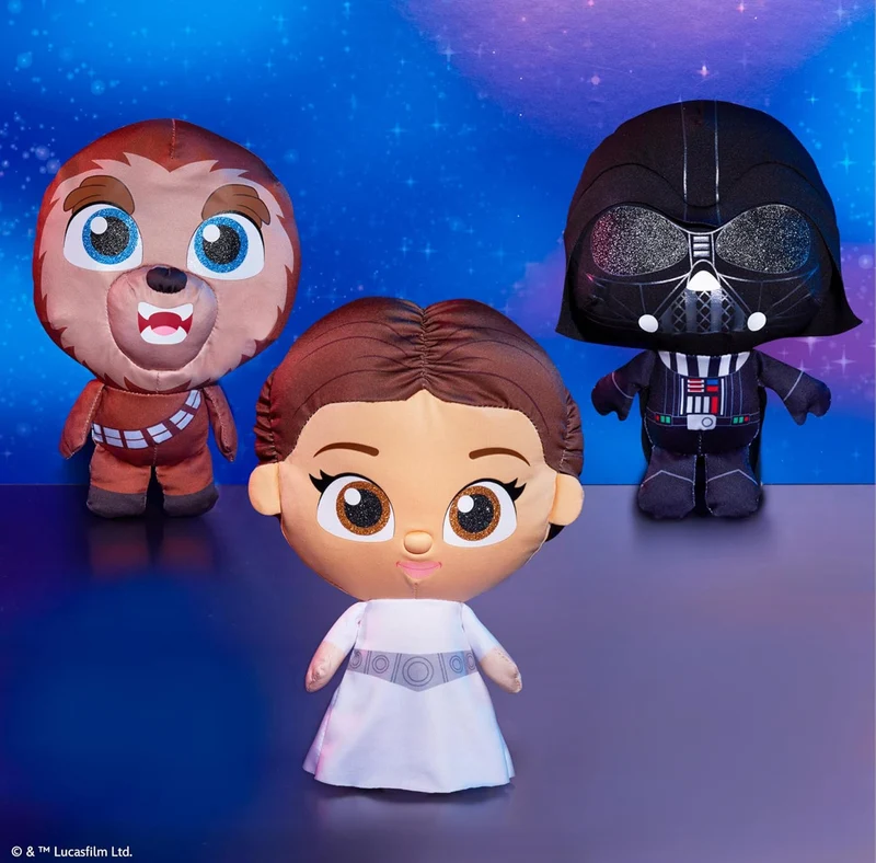 Just Play Star Wars™ Doorables Puffables Plush – Star Wars: A New Hope™, 10-inch Collectible Plush Featuring Glitter Eyes, Styles May Vary, Kids Toys for Ages 3 Up