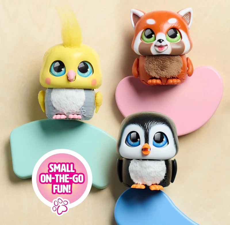 Just Play furReal Handfuls Shy The Red Panda, 3.5 Inch Interactive Toy, for Boys and Girls, Ages 4 and Up