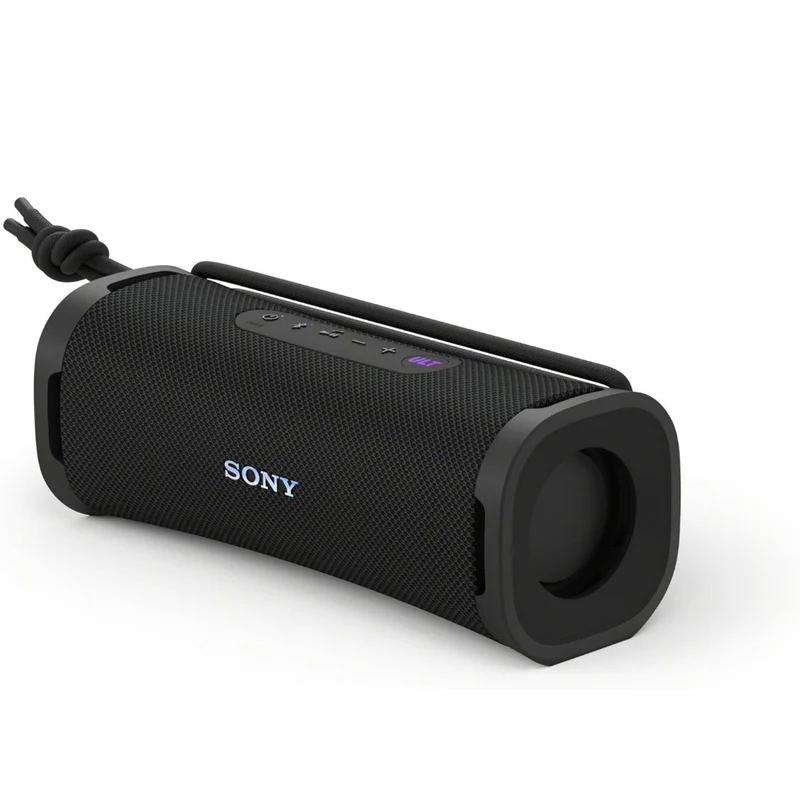 Sony ULT Field 1 Waterproof Portable Bluetooth Speaker, Enhanced Bass, 12h Battery, IP67 Rated Dustproof Shockproof Rustproof, Detachable Strap - Black