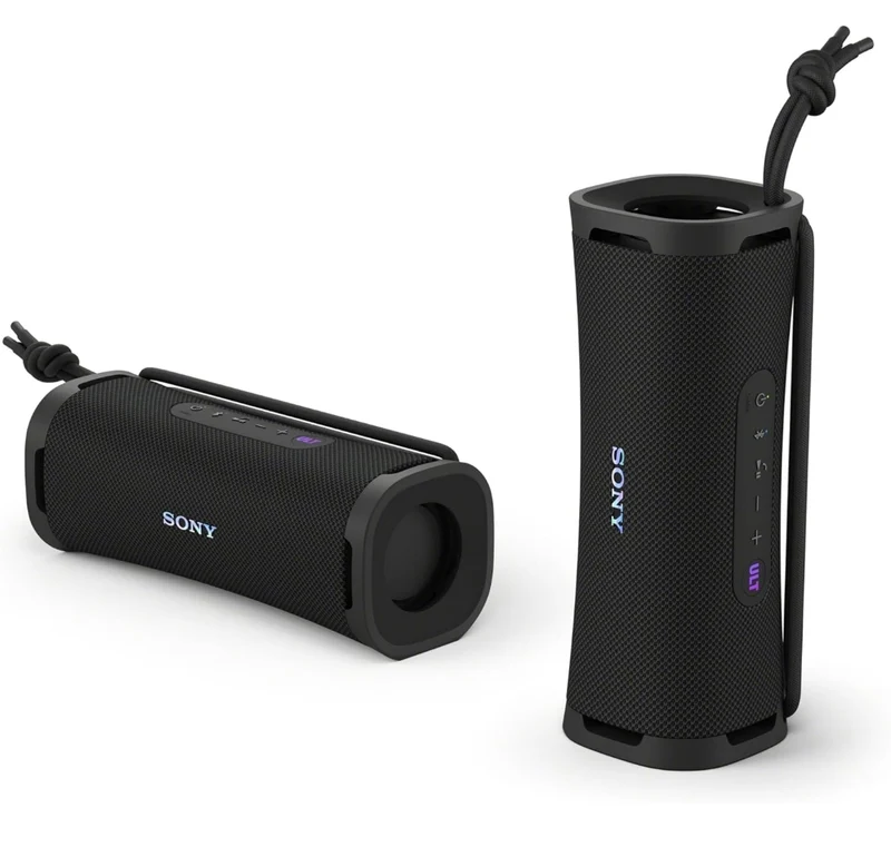 Sony ULT Field 1 Waterproof Portable Bluetooth Speaker, Enhanced Bass, 12h Battery, IP67 Rated Dustproof Shockproof Rustproof, Detachable Strap - Black