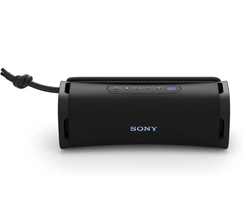 Sony ULT Field 1 Waterproof Portable Bluetooth Speaker, Enhanced Bass, 12h Battery, IP67 Rated Dustproof Shockproof Rustproof, Detachable Strap - Black