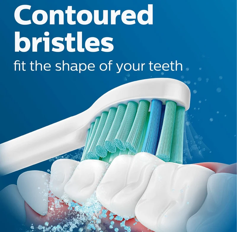 Philips Sonicare Genuine SimplyClean Replacement Toothbrush Heads, 5 Brush Heads, White, HX6015/03