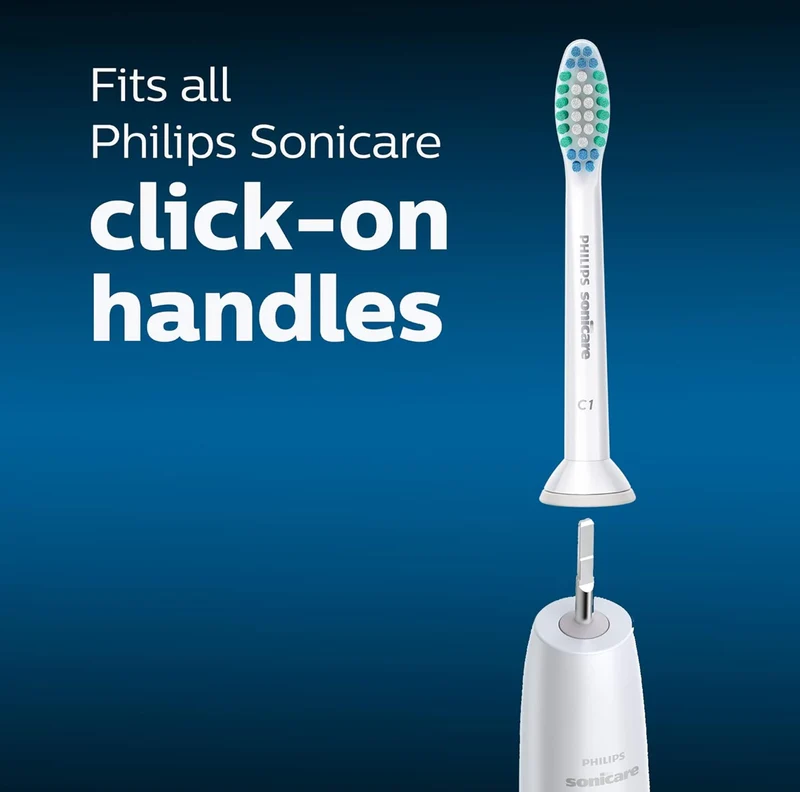 Philips Sonicare Genuine SimplyClean Replacement Toothbrush Heads, 5 Brush Heads, White, HX6015/03