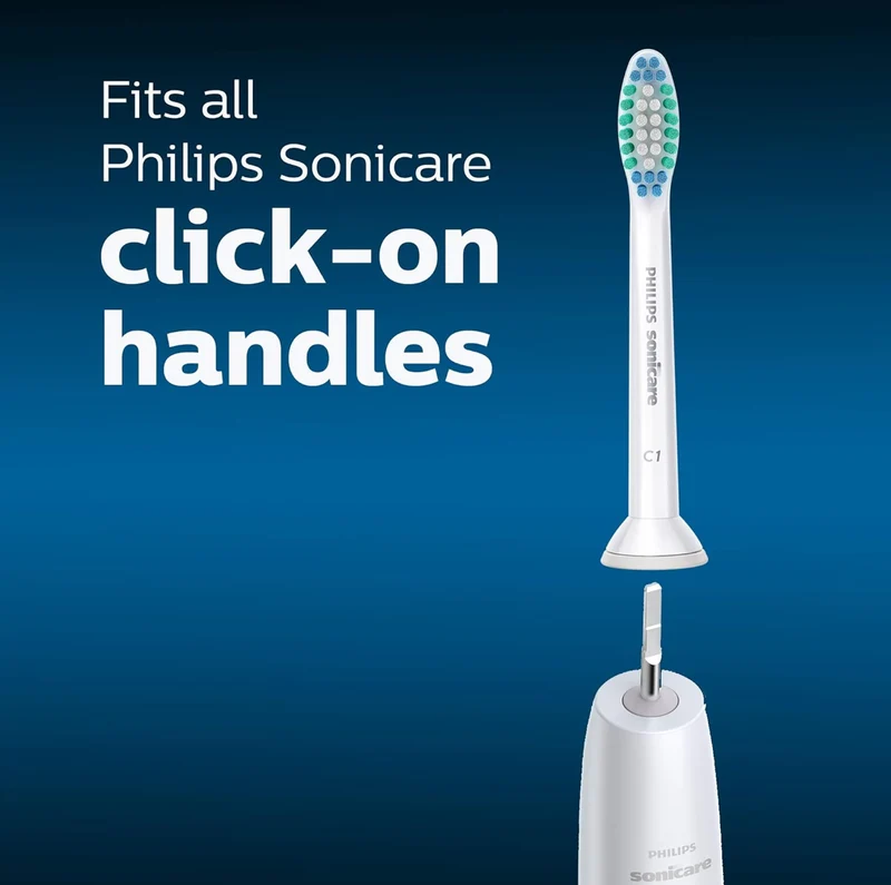 Philips Sonicare SimplyClean (C1) Replacement Toothbrush Heads (4 Pack) HX6014/65
