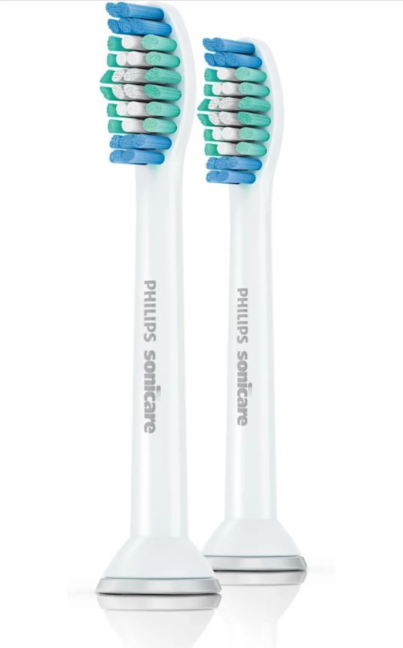 Philips Sonicare Genuine Simply Clean Replacement Toothbrush Heads, 2 Brush Heads, White, HX6012/04