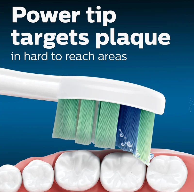 Philips Sonicare Optimal Plaque Control Replacement Toothbrush Heads, HX9024/65, BrushSync™ Technology, (White) 4PK