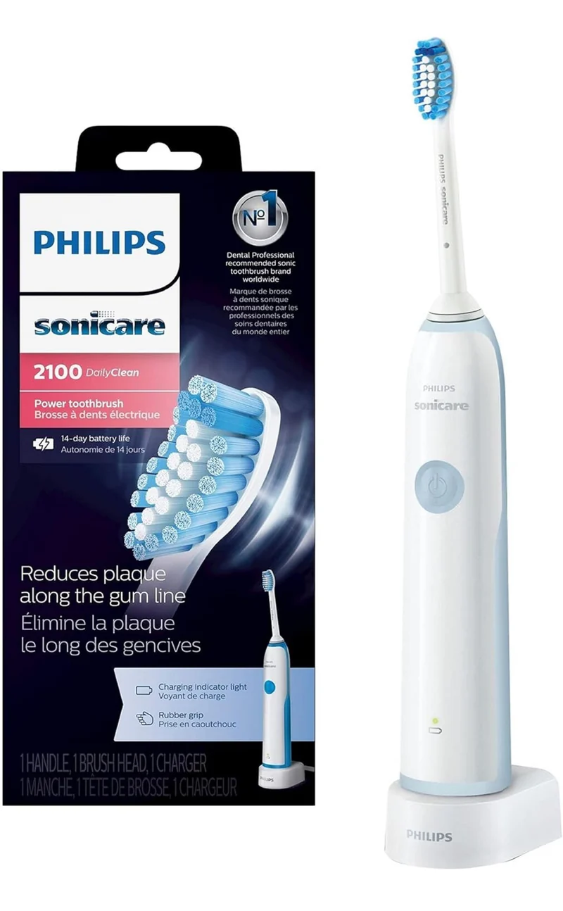 Philips Sonicare 2 Series plaque control rechargeable electric toothbrush - HX6211