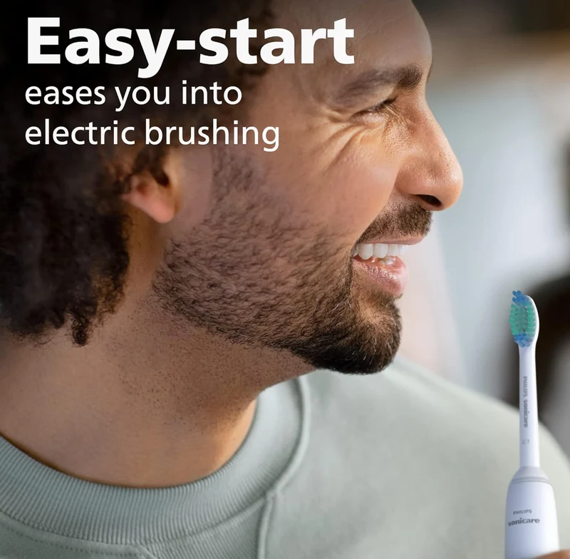 PHILIPS Sonicare 2100 Power Toothbrush, Rechargeable Electric Toothbrush - White Mint (HX3661/04)