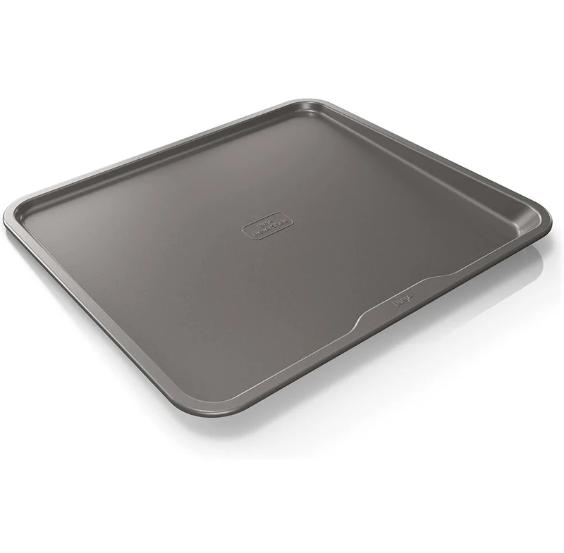 Ninja B30116 Foodi NeverStick Premium 14 inch x 16 inch Cookie Sheet, Nonstick, Oven Safe up to 500⁰F, Dishwasher Safe, Grey