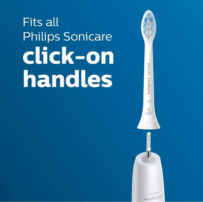 Philips Sonicare ProtectiveClean 5100 Electric Rechargeable Toothbrush with Genuine Philips Sonicare Optimal Gum Health Replacement Toothbrush Heads, Black 3-pk