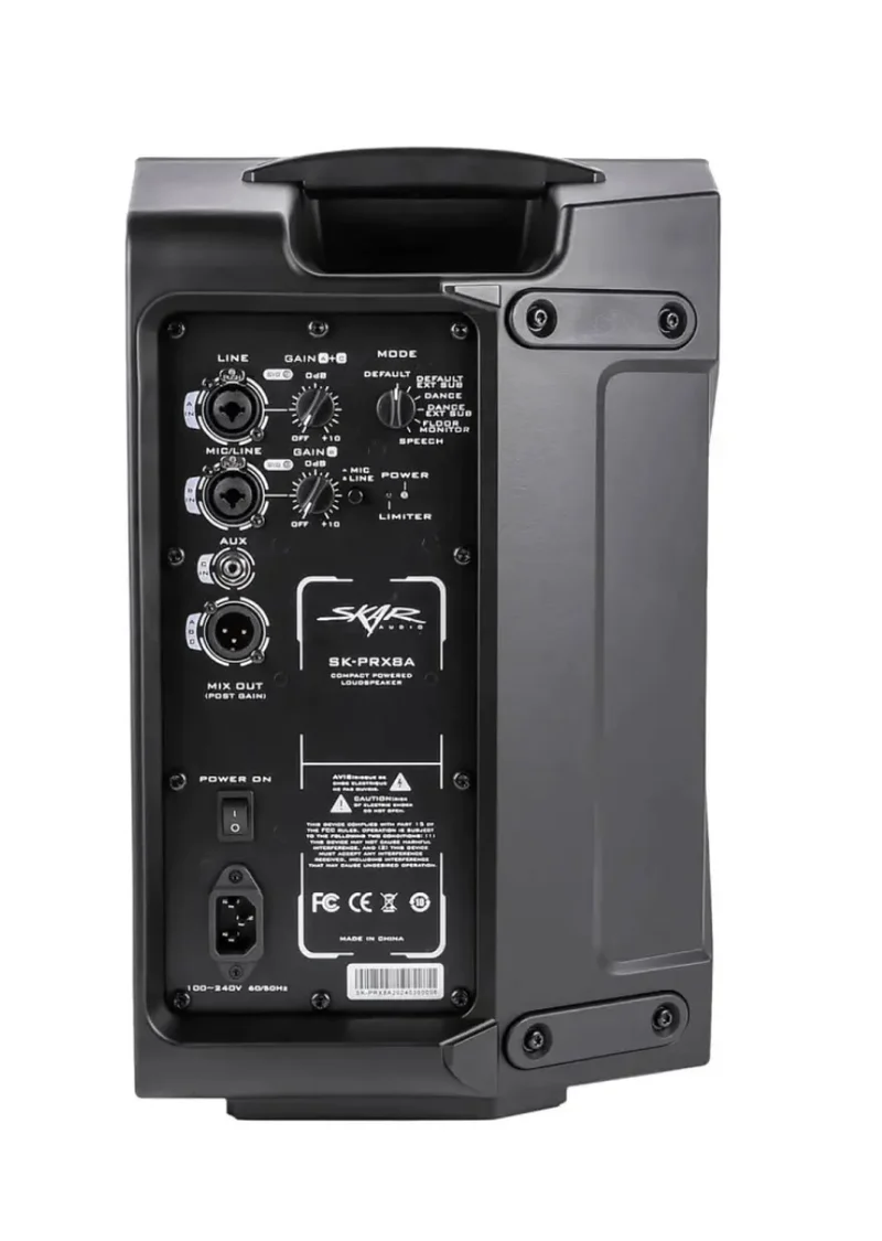 SK-PRX8A | 8" 600 Watt Active 2-Way PA Loudspeaker