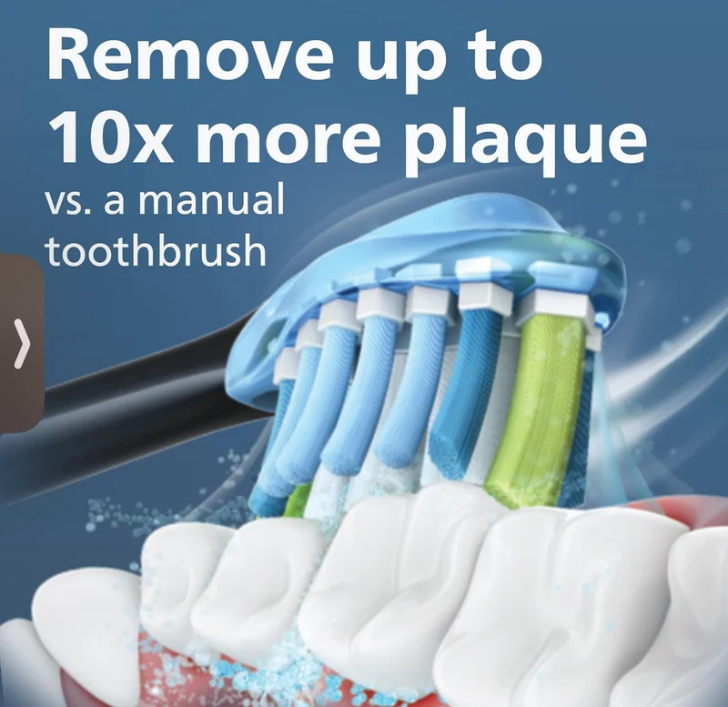 PHILIPS Sonicare 9000 Special Edition Rechargeable Toothbrush- Blue/Black (HX9911/92)