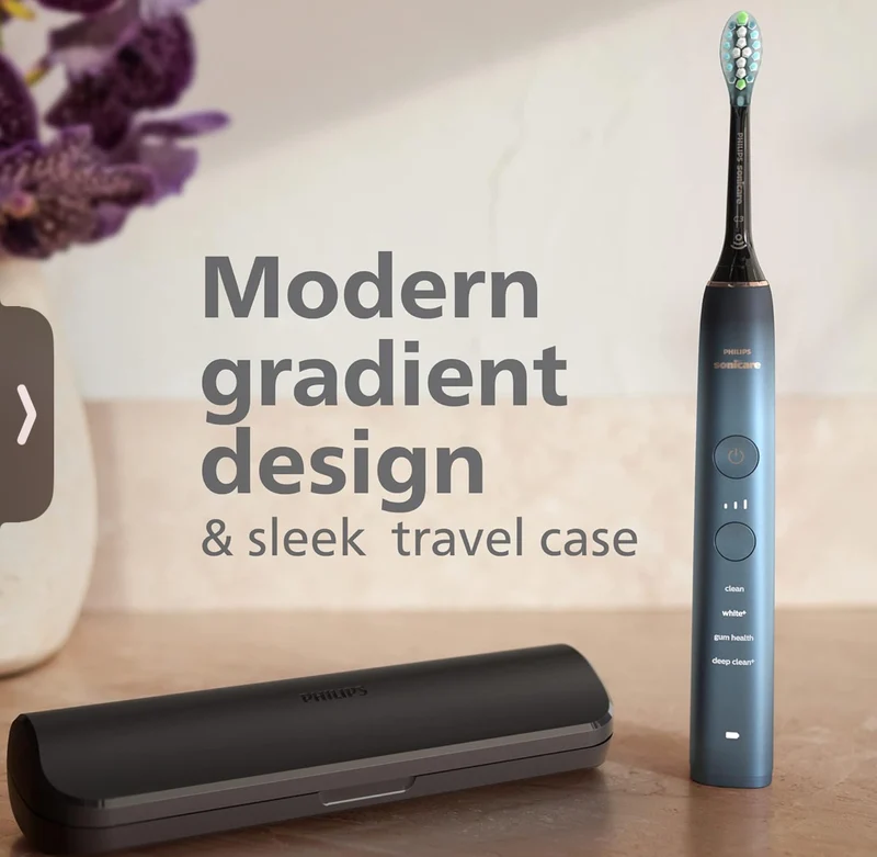 PHILIPS Sonicare 9000 Special Edition Rechargeable Toothbrush- Blue/Black (HX9911/92)