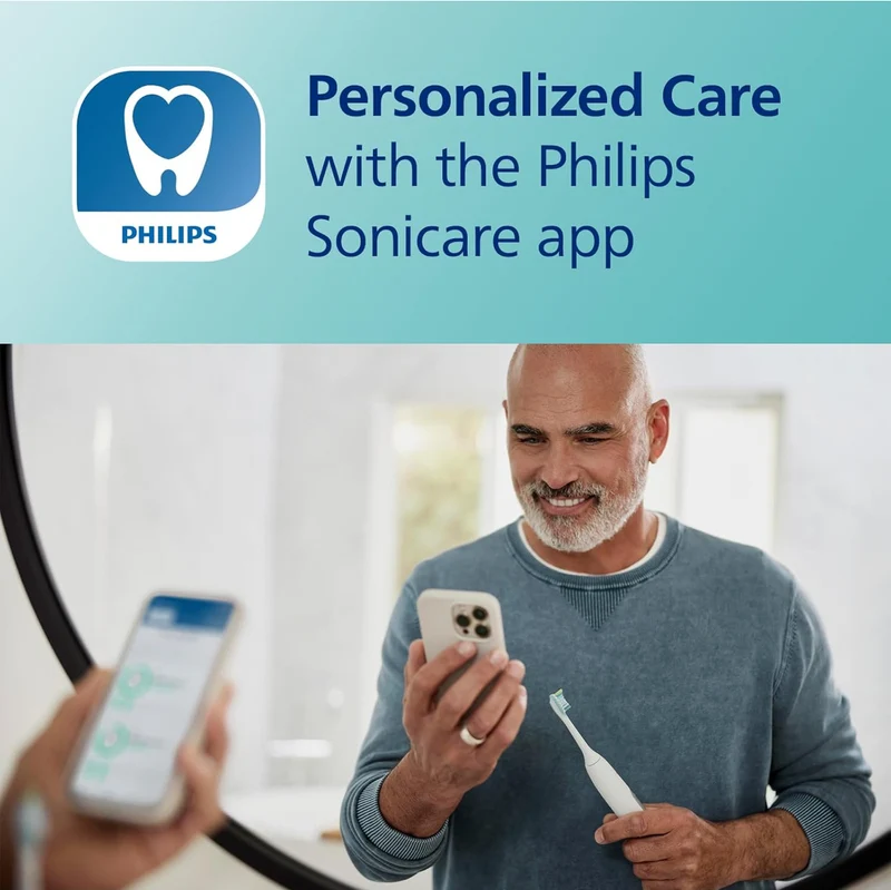 Philips Sonicare DiamondClean Smart 9300 Electric Toothbrush, Sonic Toothbrush with App, Pressure Sensor, Brush Head Detection, 4 Brushing Modes and 3 Intensity Levels - Pink, Model HX9903/25