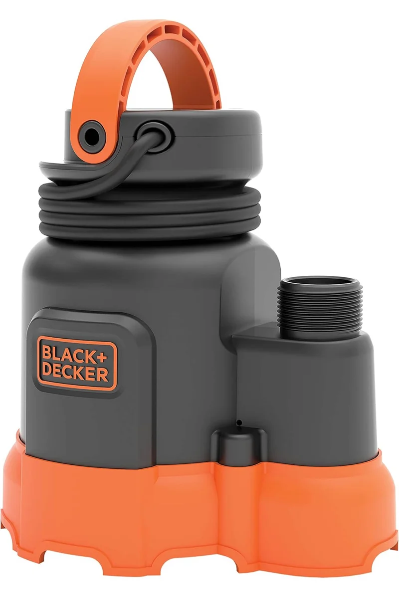 Black+Decker 1/3 HP Submersible Water/Utility Pump, Pumps up to 2500 GPH